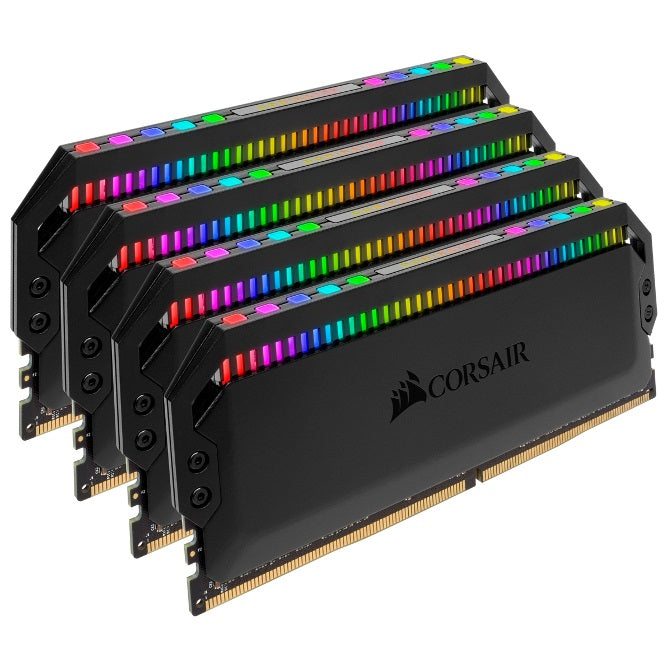 Corsair Dominator Platinum RGB 32GB (4x8GB) DDR4 3200MHz CL16 DIMM Unbuffered XMP 2.0 Base SPD@2666 - CMT32GX4M4Z3200C16