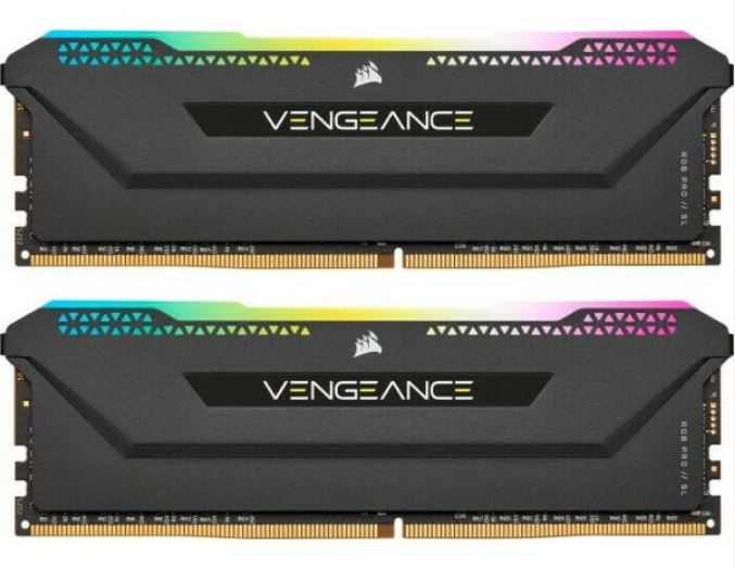Corsair Vengeance RGB PRO SL 32GB DDR4 3200MHz Black Gaming RAM Kit