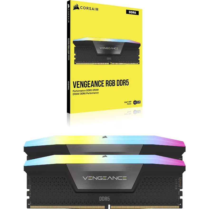 Corsair Vengeance RGB 64GB (2x32GB) DDR5 6400MHz Intel RAM Kit