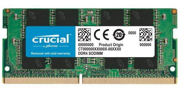 Micron (Crucial)-P Crucial 16GB (1x16GB) DDR4 SODIMM 3200MHz CL22 1.2V Notebook Laptop Memory RAM ~CT16G4SFS83