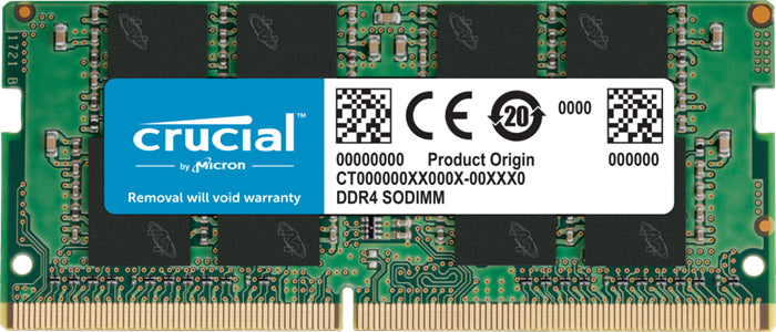 Crucial 16GB DDR4 3200MHz SODIMM Laptop RAM for Performance Micron (Crucial)