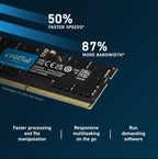 Crucial 16GB DDR5 5600MHz Laptop Memory SODIMM