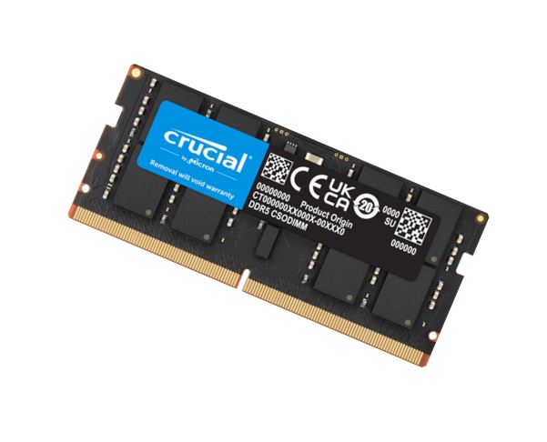 Crucial 32GB DDR5 5200MHz SODIMM Laptop Memory Upgrade