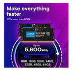 Crucial 64GB DDR5 5600MHz CL46 SODIMM RAM for Laptops & Compact Desktops Micron (Crucial)