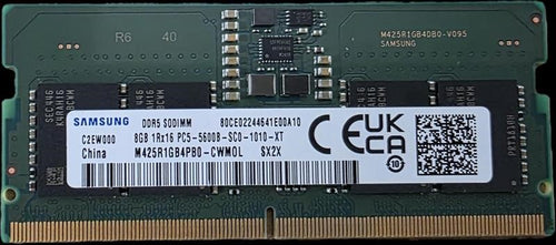 8GB DDR5 5600MHz SODIMM Laptop RAM - Notebook Memory (Ex-Demo) 8ware
