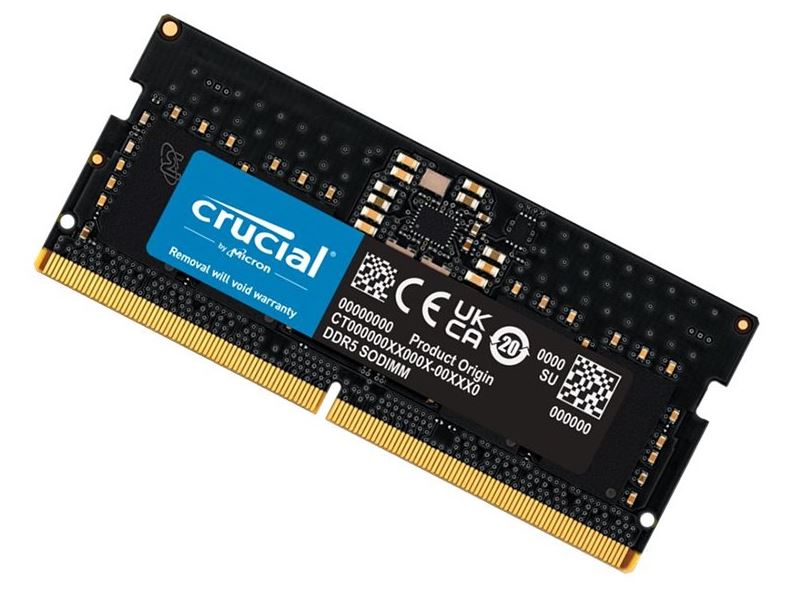 Crucial 8GB DDR5 5600MHz SODIMM Laptop RAM Upgrade