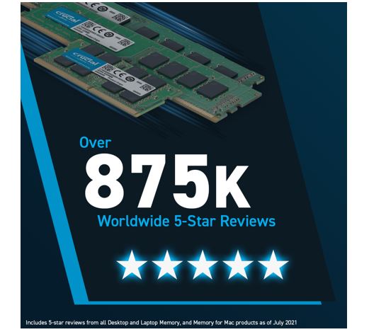 Crucial 8GB DDR5 5600MHz SODIMM Laptop RAM Upgrade