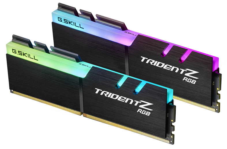 G.SKILL F4-3600C18D-32GTZR 32GB (2 x 16GB)/ PC4-28800 / DDR4 3600 Mhz/ Timings 18-22-22-42/ Voltage 1.35V/ Tri