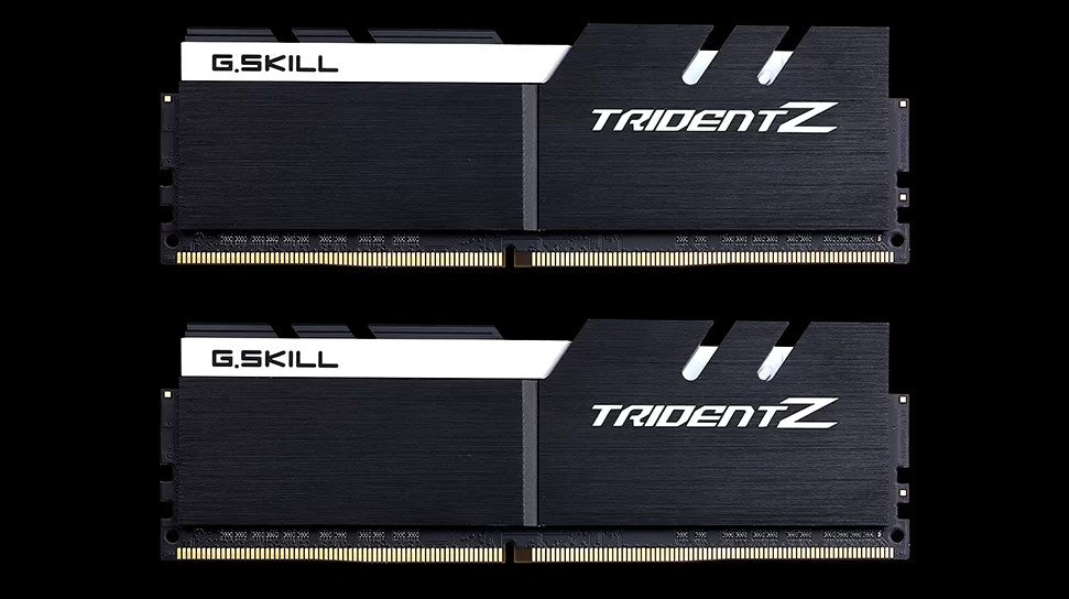 G.SKILL F4-3200C16D-32GTZKW 32GB (2 x 16GB)/ DDR4 3200 MT/ XMP 2.0/Timings 16-18-18-38/ Voltage 1.35V/Trident