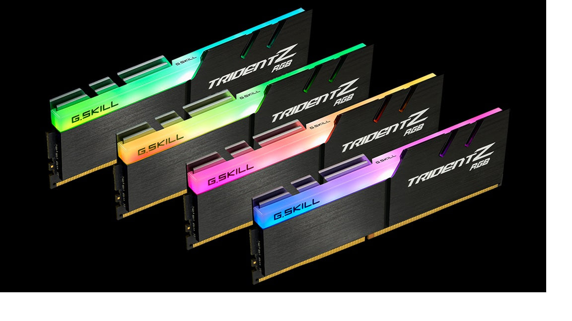 G.SKILL F4-3600C16Q-64GTZRC 64GB (4 x 16GB)/ PC4-28800 / DDR4 3600 Mhz/ Timings 16-19-19-39/ Voltage 1.35V/ TZ