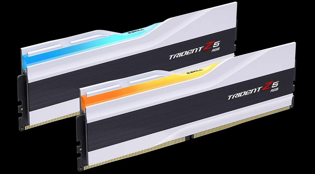 G.SKILL Trident Z5 RGB 32GB DDR5 6000MHz CL36 RAM Kit - Matte White