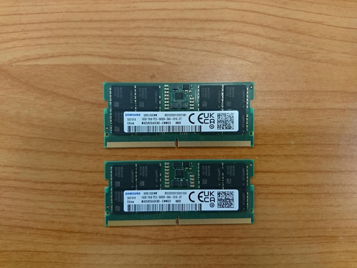 8ware Samsung OEM 16GB (1x16GB) DDR5 SODIMM 5600MHz 1.1V Notebook Laptop Memory (ex-demo) M425R2GA3E - M425R2GA3EBO-CWM0D