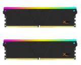 Leader-P V-Color TMXSAL1660836KWK 32GB (2x16GB) DDR5 6000MHz MANTA XSKY RGB U-DIMM CL 36-38-38-96 1.25V (BLACK
