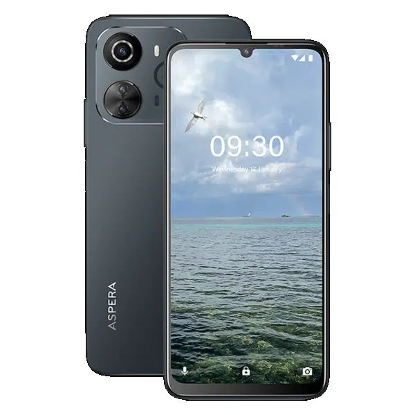 Aspera AS-10 4G Smartphone - 128GB Night Sky | Great Camera & Battery