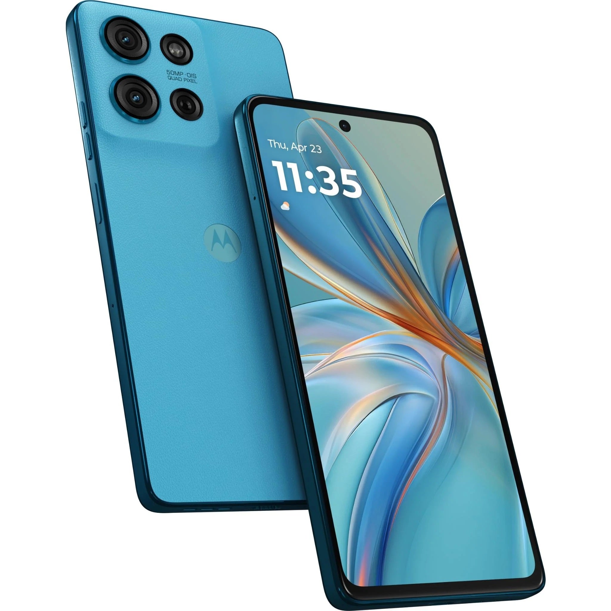 Motorola Moto G75 5G 256GB Aqua Blue + Moto Buds | Durable & Fast