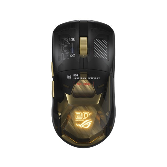 ASUS ROG Harpe II Extreme Edition 20, Wireless Gaming Mouse,ROG 100M Optical Switch, Tri-Mode (USB/RF 2.4GHz/B