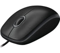Logitech B100 Wired Optical USB Mouse - Comfortable for PC, Mac & Laptop Logitech