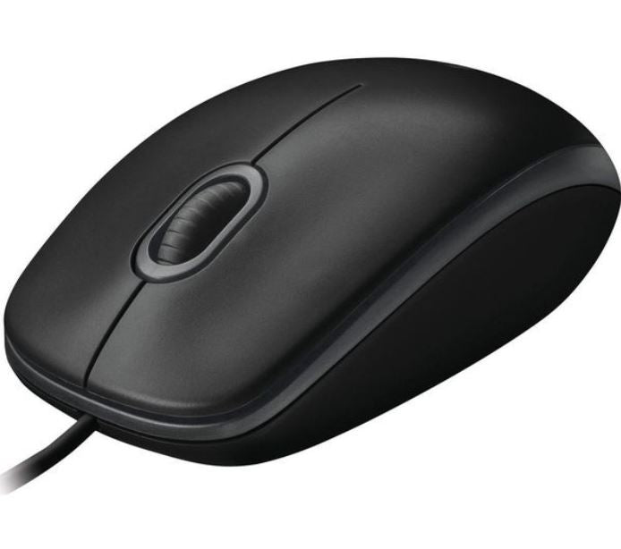 Logitech B100 Wired Optical USB Mouse - Comfortable for PC, Mac & Laptop Logitech