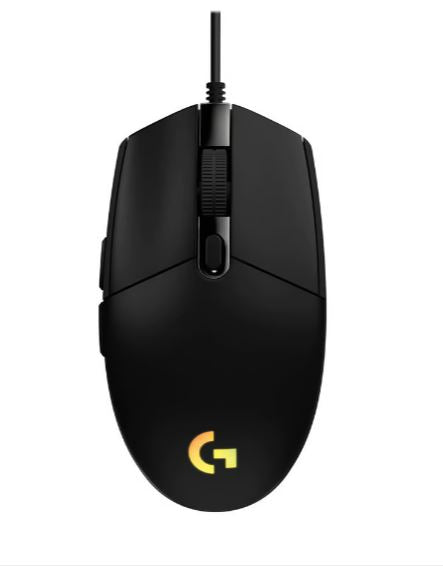 Logitech G203 LIGHTSYNC RGB Gaming Mouse - Black, 6 Programmable Buttons Logitech