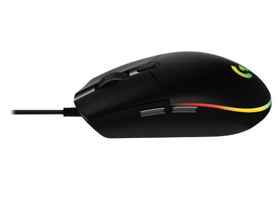 Logitech G203 LIGHTSYNC RGB Gaming Mouse - Black, 6 Programmable Buttons Logitech