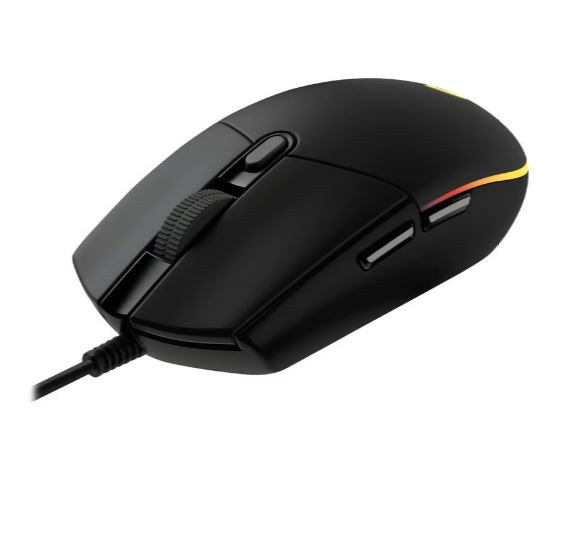 Logitech G203 LIGHTSYNC RGB Gaming Mouse - Black, 6 Programmable Buttons Logitech