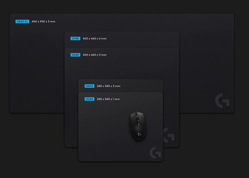 Logitech G640 Large Cloth Gaming Mouse Pad for Precision Logitech