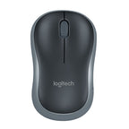 Logitech M185 Wireless Mouse - Grey with 1-Year Battery Life