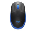 Logitech M190 Blue Full-Size Wireless Mouse - Comfortable & Precise Logitech