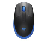Logitech M190 Blue Full-Size Wireless Mouse - Comfortable & Precise Logitech