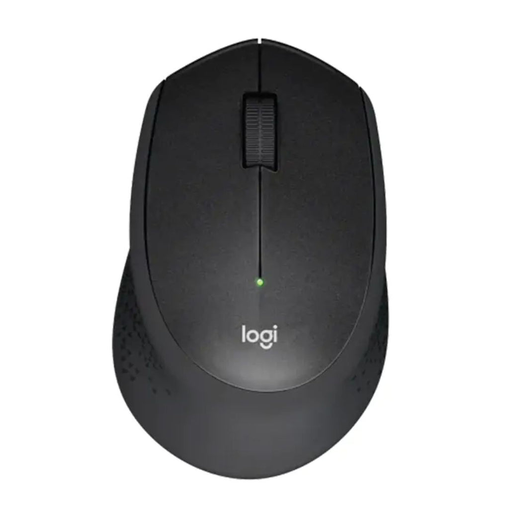 Logitech M331 Silent Plus Wireless Mouse - Quiet, Comfortable, Black Logitech
