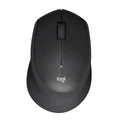 Logitech M331 Silent Plus Wireless Mouse - Quiet, Comfortable, Black Logitech
