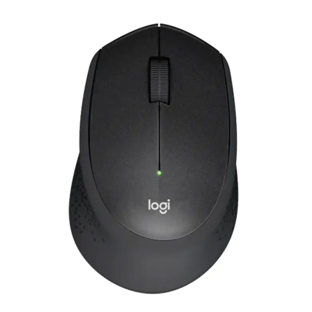 Logitech M331 Silent Plus Wireless Mouse - Quiet, Comfortable, Black Logitech