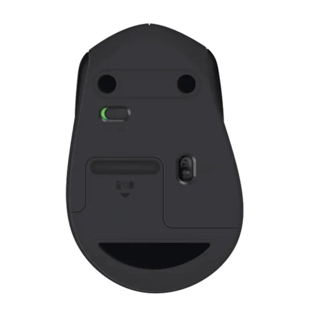 Logitech M331 Silent Plus Wireless Mouse - Quiet, Comfortable, Black Logitech