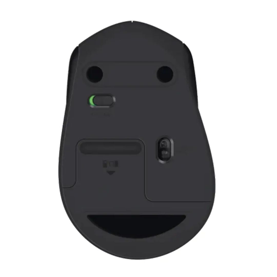 Logitech M331 Silent Plus Wireless Mouse - Quiet, Comfortable, Black Logitech