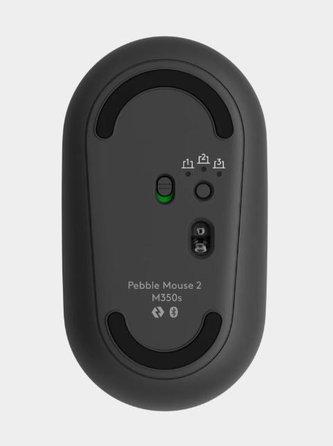 Logitech Pebble M350S Wireless Mouse - Quiet, Slim, Multi-Device Logitech