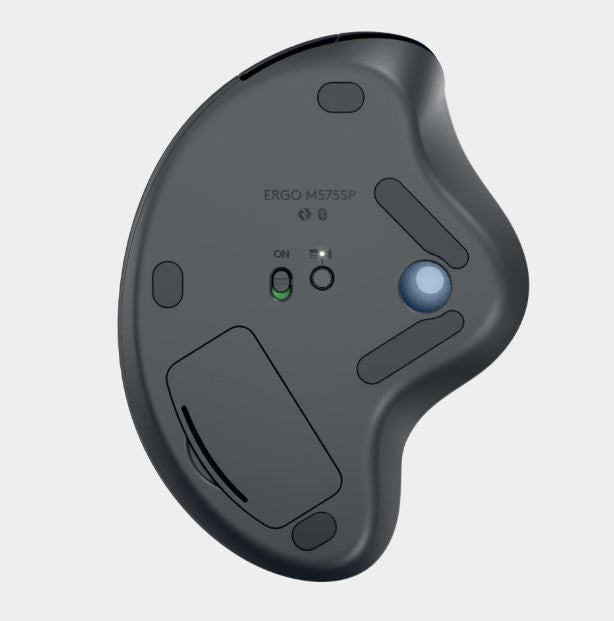Logitech Ergo M575S Wireless Trackball Mouse - Comfortable & Quiet Logitech