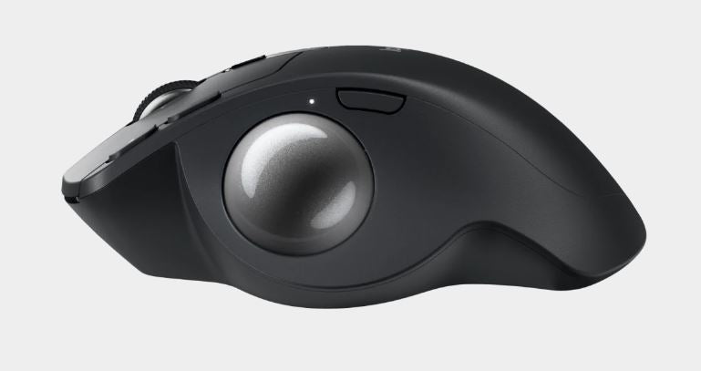 Logitech MX Ergo S Silent Ergonomic Wireless Trackball Mouse 