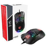MSI Gaming Mouse_M99 Pro Boxl Sensor 3,200 DPI 12 RGB Modes 5 Customizable Buttons Comfortably Ergonomic Desig
