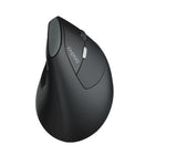 RAPOO EV250 Ergonomic Vertical Wireless Mouse 6 Buttons 800/1200/1600 DPI Optical Silent Click Mice - Black (R