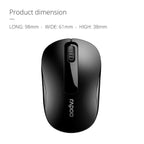 RAPOO M10 PLUS Wireless Optical Mouse Black (1000 DPI) Rapoo