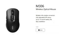 RAPOO M306 Wireless Office Mouse | Side Buttons | 12-Month Battery Rapoo