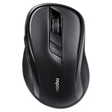 RAPOO M500 Multi-Mode, Silent, Bluetooth, 2.4Ghz, 3 device Wireless Optical Mouse - Simultaneously Connect Mul