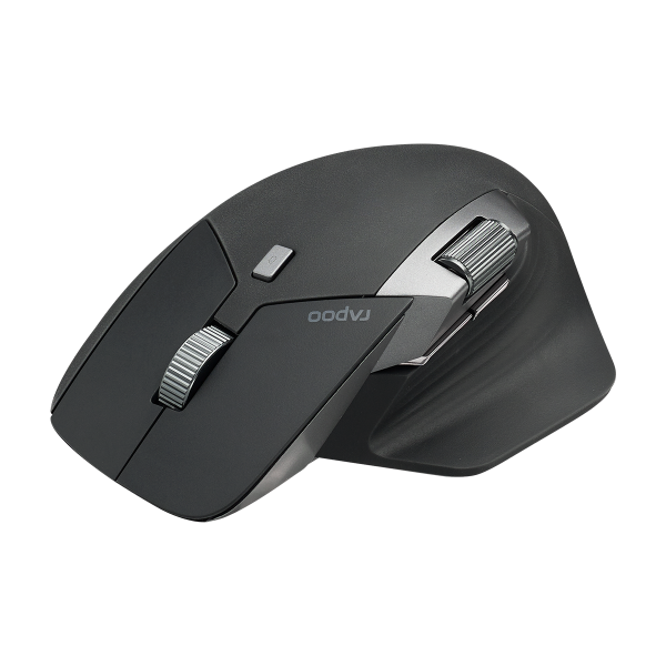 RAPOO MT760L Multi-Mode Wireless Mouse - Bluetooth 5.0 & 2.4G, Ergonomic Rapoo