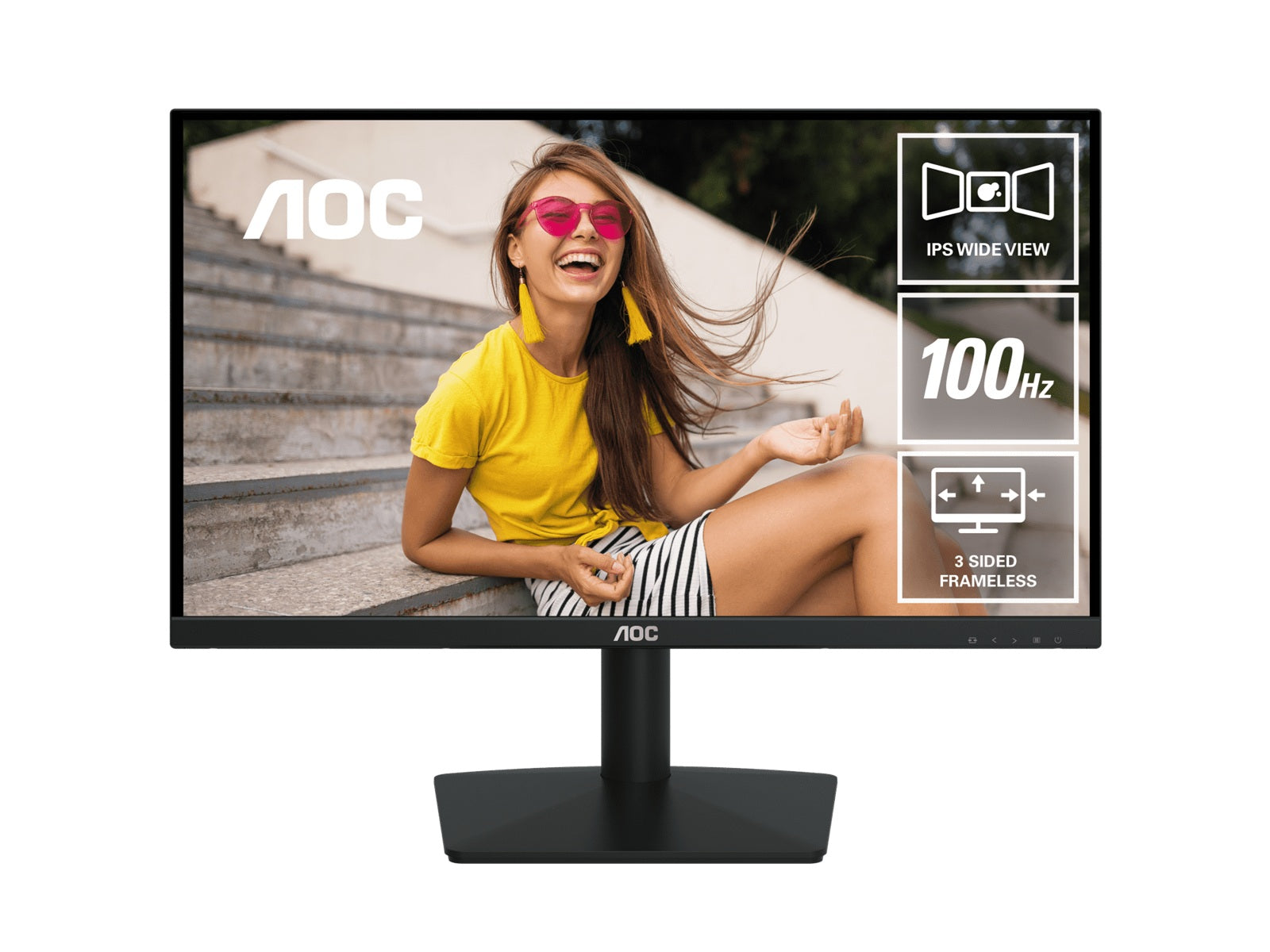AOC 24B15H3 24 Full HD IPS Gaming Monitor - 120Hz, 1ms AOC