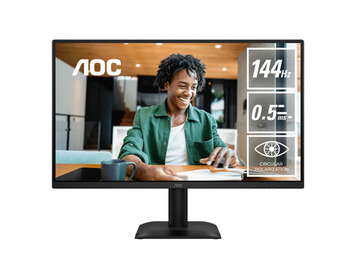 AOC 24E40L 24 IPS 144Hz Gaming Monitor - Full HD, HDR10, Eye Care AOC