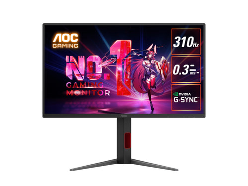 AOC 25G4S 24.5 Gaming Monitor - 310Hz Fast IPS, 0.3ms Response Time AOC