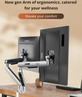AOC AM420S Dual Monitor Arm | Sturdy, Adjustable Desk Mount AOC