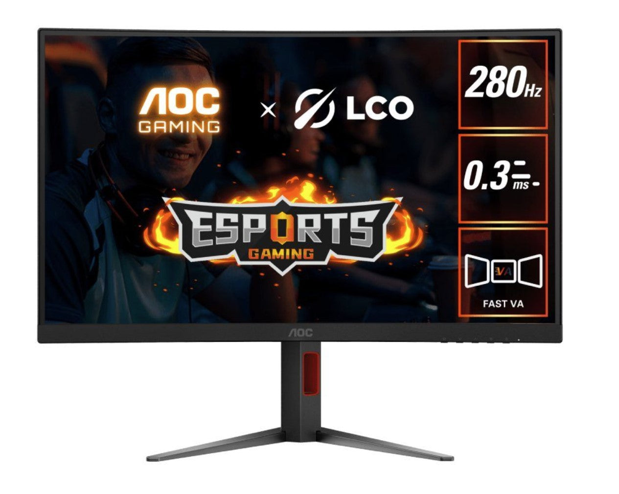 C27G4Z 27 Curved 280Hz 0.3ms Full HD Gaming Monitor AOC