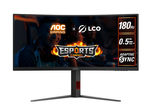 AOC CU34G4 34 WQHD Curved Gaming Monitor | 180Hz 0.5ms AOC