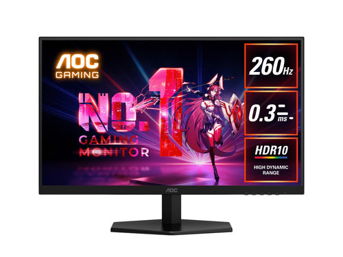 AOC 27 QHD 260Hz Gaming Monitor | Fast IPS | 0.3ms Response AOC